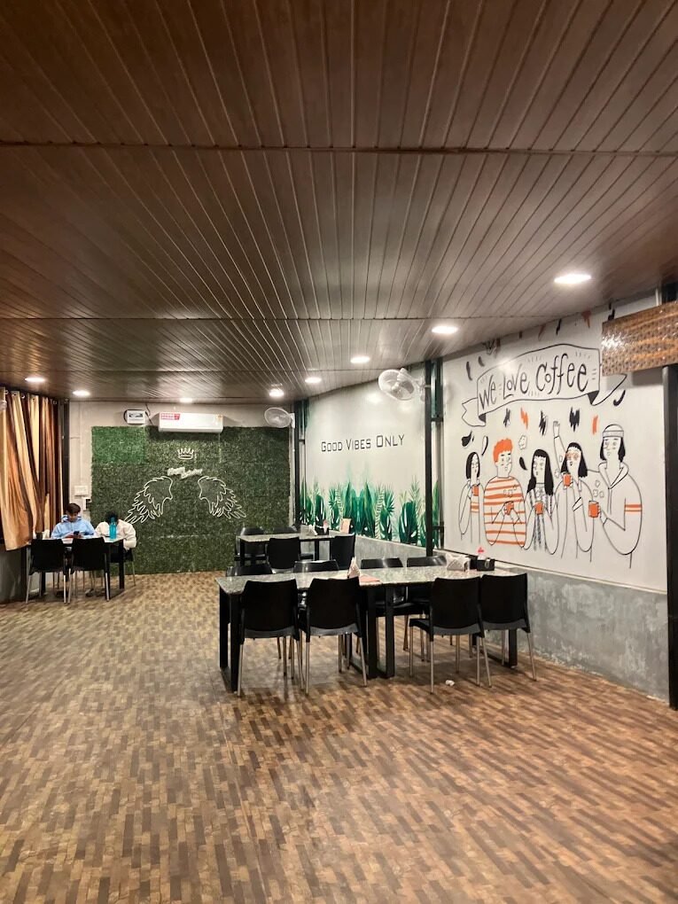 Seating area inside Spice Villa Café & Resto
